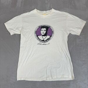 VTG 80s Liliuokalani Former Queen Of Hawaiian Kingdom Shirt Men S White Preowned